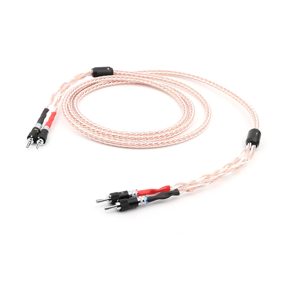 Pair HiFi Speaker Wire Speaker Cable with Rhodium Plated Banana Plugs 10AWG (OFC) Speaker wire
Pair HiFi Speaker Wire Speaker Cable with Rhodium Plated Banana Plugs 10AWG (OFC) Speaker wire