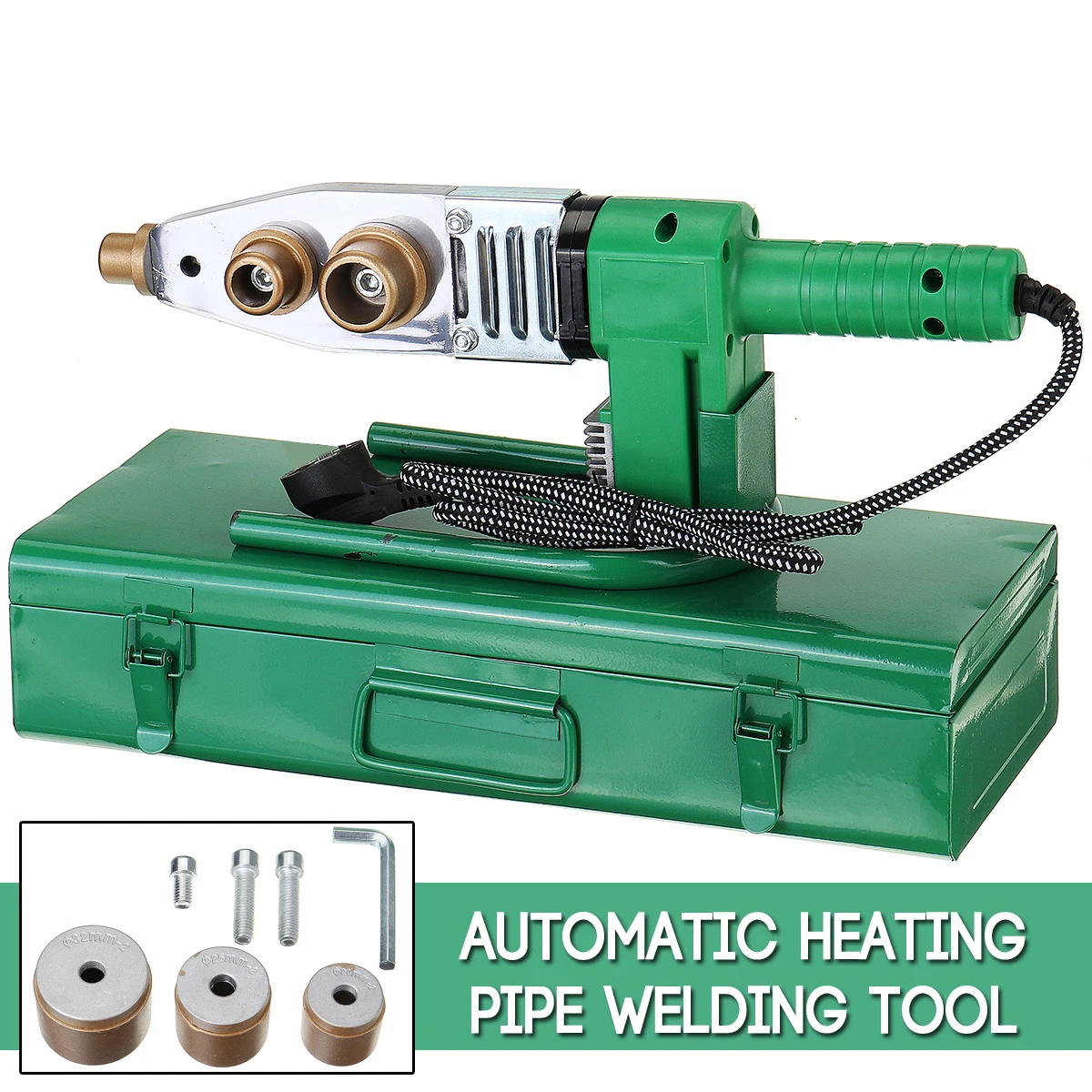 Electric Pipe Welding Machine Heating Tool Heads Set For PPR PB PE Plastic Tube PPR Welder Hot Melt Machine Temperature Control
Electric Pipe Welding Machine Heating Tool Heads Set For PPR PB PE Plastic Tube PPR Welder Hot Melt Machine Temperature Control