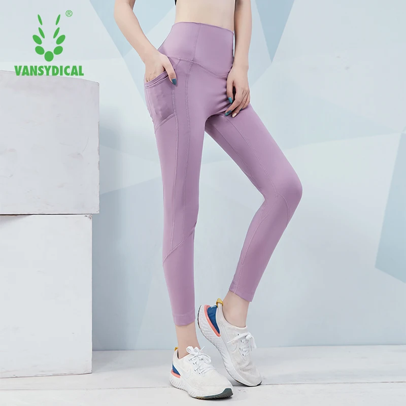 Женские Леггинсы для йоги VANSYDICAL, с высокой талией и карманом
Женские Леггинсы для йоги VANSYDICAL, с высокой талией и карманом