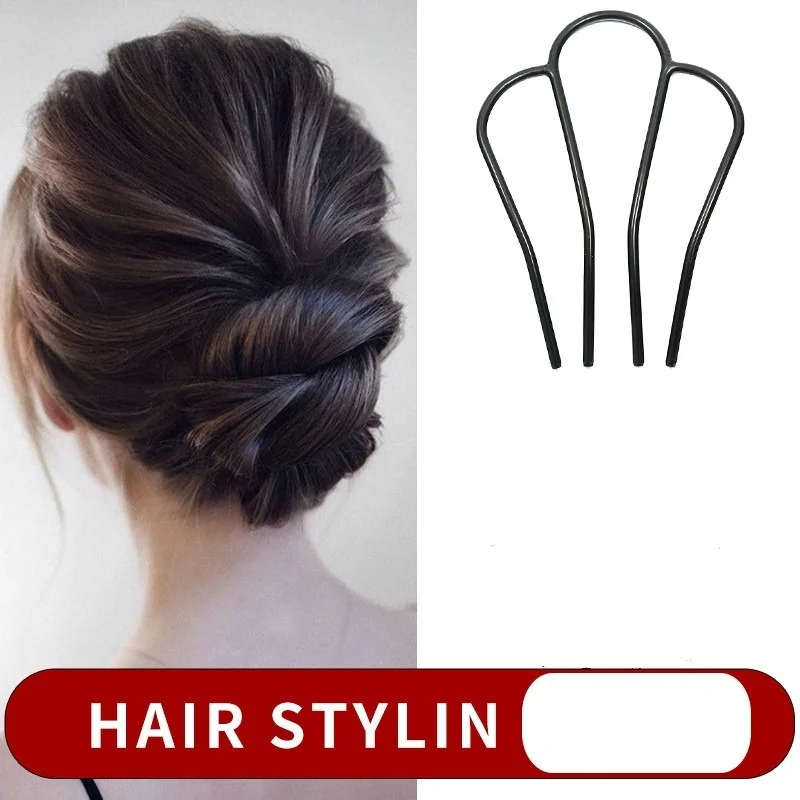 

Fashion Women's Twisted Hair Styling Clip Stick Bun Maker Fork French Braid Tool Hair Accessories Knitting Pan Hair Headdress
