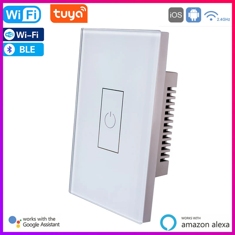 Интеллектуальный переключатель Wi-Fi беспроводной доступ в Интернет + по Bluetooth Smart Life приложение Tuya Управление Touch EU/US 20A умный дом таймер работ...
Интеллектуальный переключатель Wi-Fi беспроводной доступ в Интернет + по Bluetooth Smart Life приложение Tuya Управление Touch EU/US 20A умный дом таймер работ...