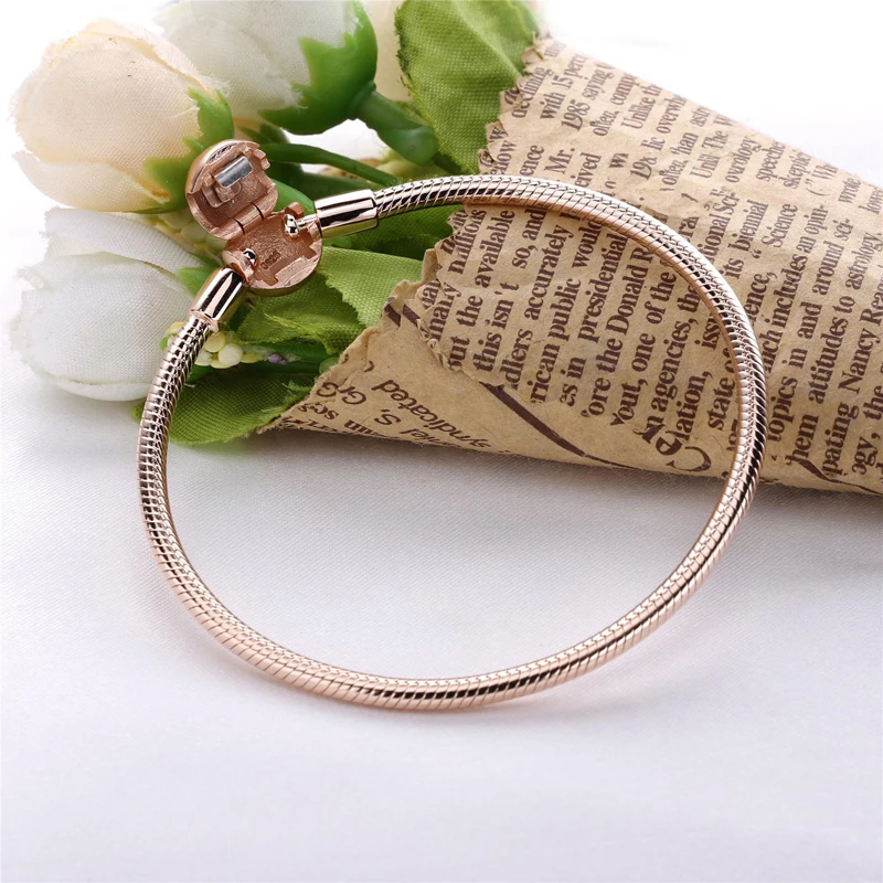 Authentic 100% 925 Sterling Silver Rose Moments Smooth Snake Chain Bracelet Sterling Silver Jewelry
Authentic 100% 925 Sterling Silver Rose Moments Smooth Snake Chain Bracelet Sterling Silver Jewelry