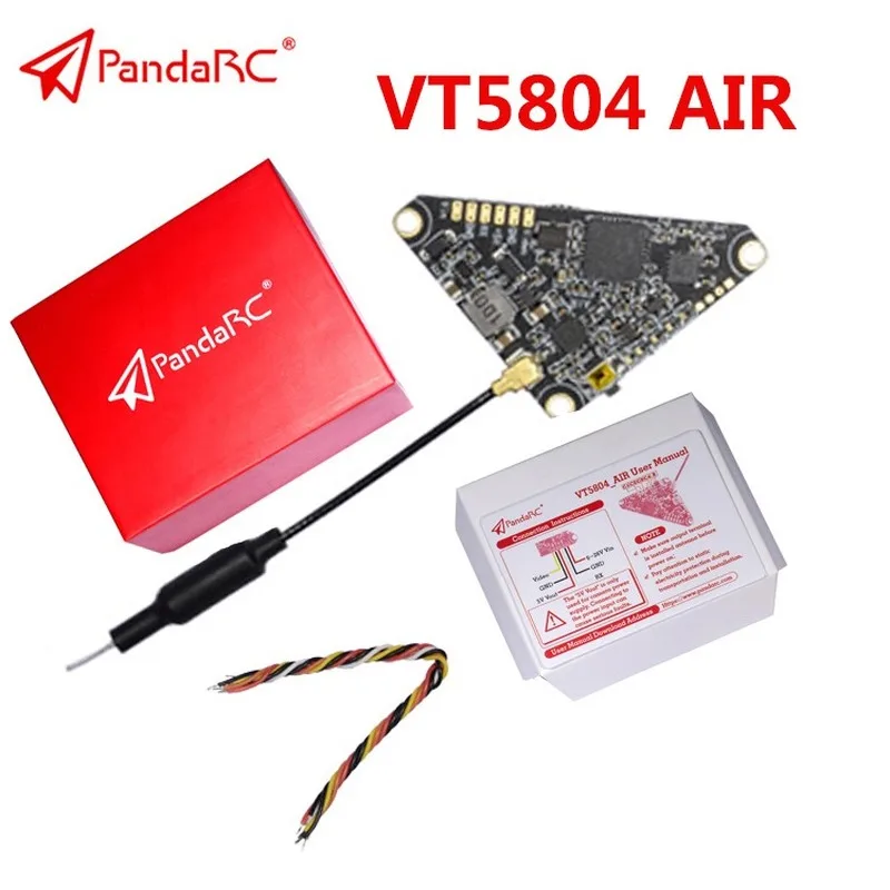 PandaRC VT5804 воздуха 5 8 ГГц 40CH 0/25/50/100/200/400 МВт FPV видео передатчик Треугольники VTX