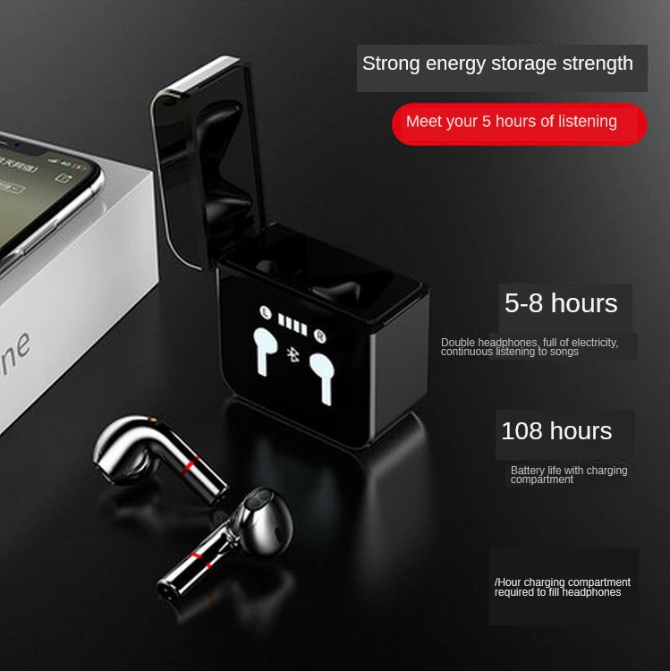 2020 New Metal 3020TWS Bluetooth Headset 5.0 Wireless Smart Bluetooth In-ear Sports Running High-definition Sound Quality
2020 New Metal 3020TWS Bluetooth Headset 5.0 Wireless Smart Bluetooth In-ear Sports Running High-definition Sound Quality