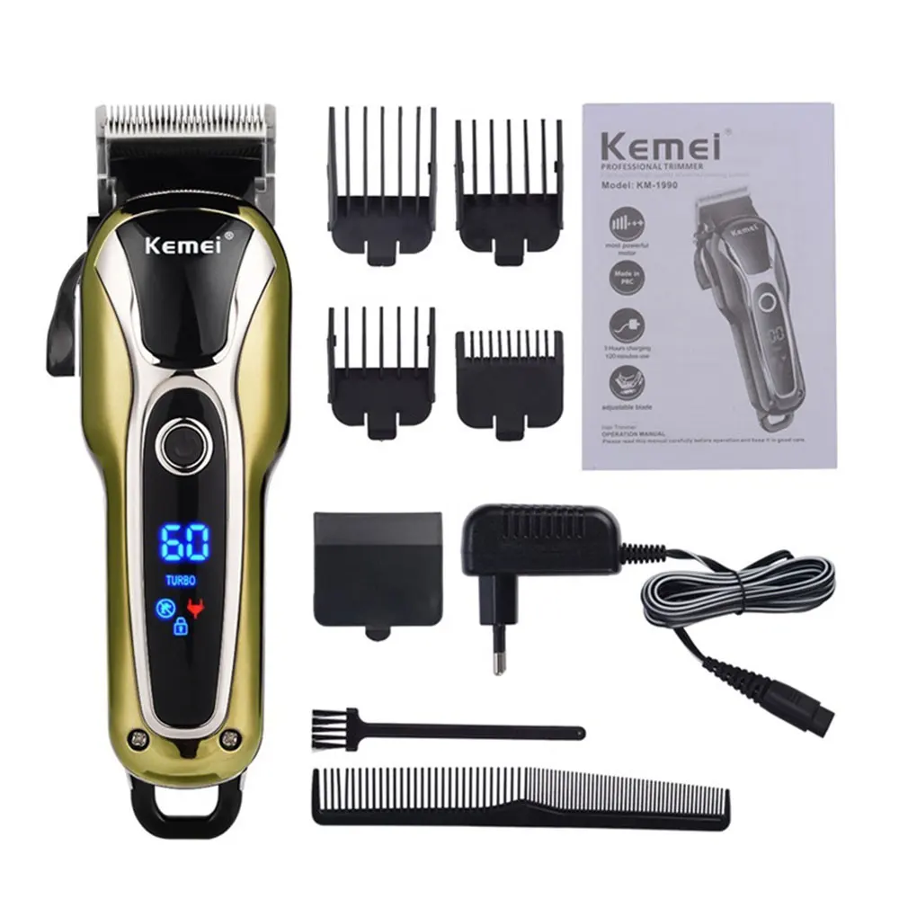 KEMEI 1000MAH Electric Hair Clippers Hair Trimmers Shaver Holder Rechargeable Men's Hair Shaving Machine Health
KEMEI 1000MAH Electric Hair Clippers Hair Trimmers Shaver Holder Rechargeable Men's Hair Shaving Machine Health