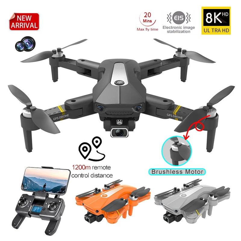 RC GPS Drone 4K Professional Aerial Photographic Foldable Quadcopter With Camera Anti Shake HD Dual 8K Brushless Toys
RC GPS Drone 4K Professional Aerial Photographic Foldable Quadcopter With Camera Anti Shake HD Dual 8K Brushless Toys