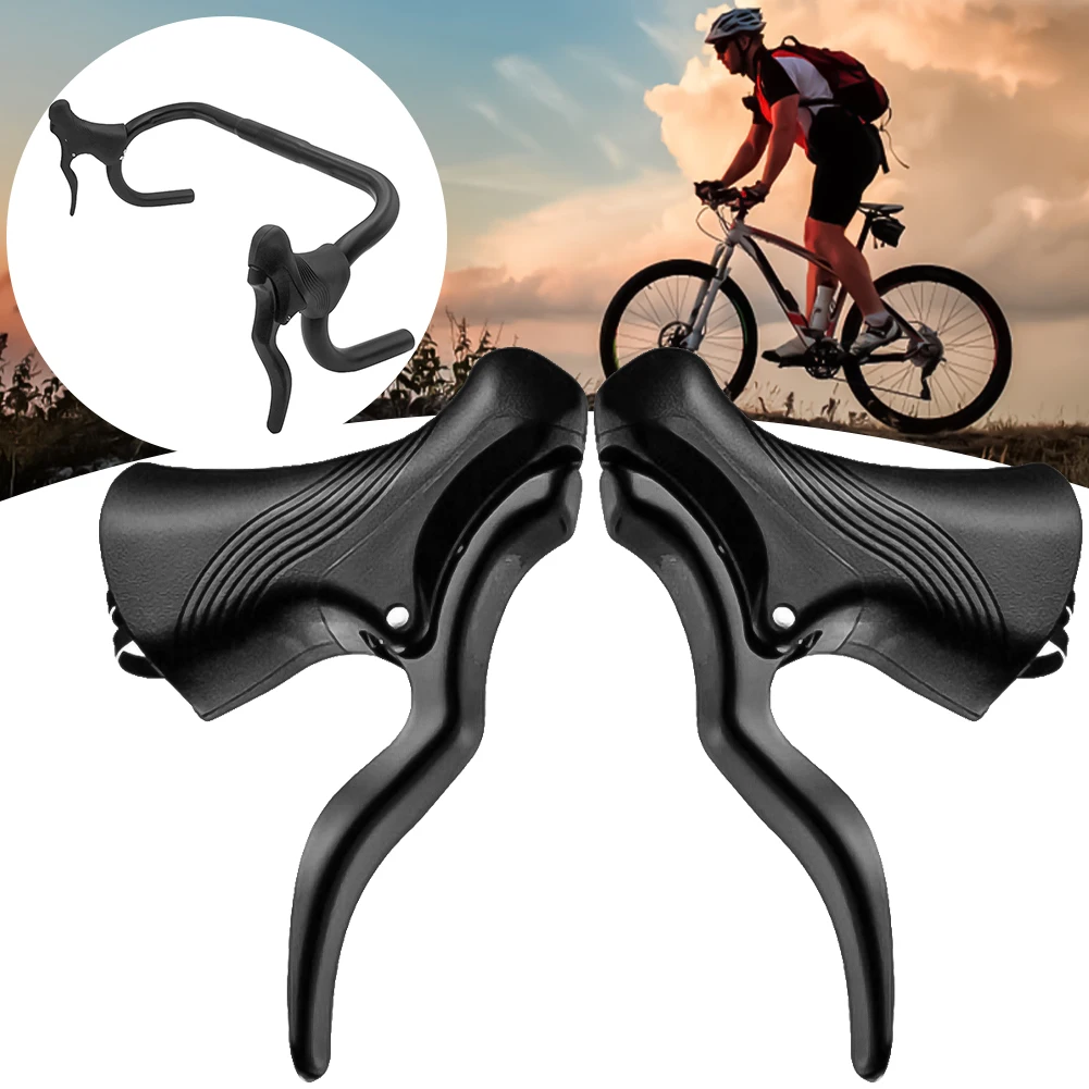 1 пара рукоять стояночного тормоза велосипеда рычаг силиконовой крышки MTB