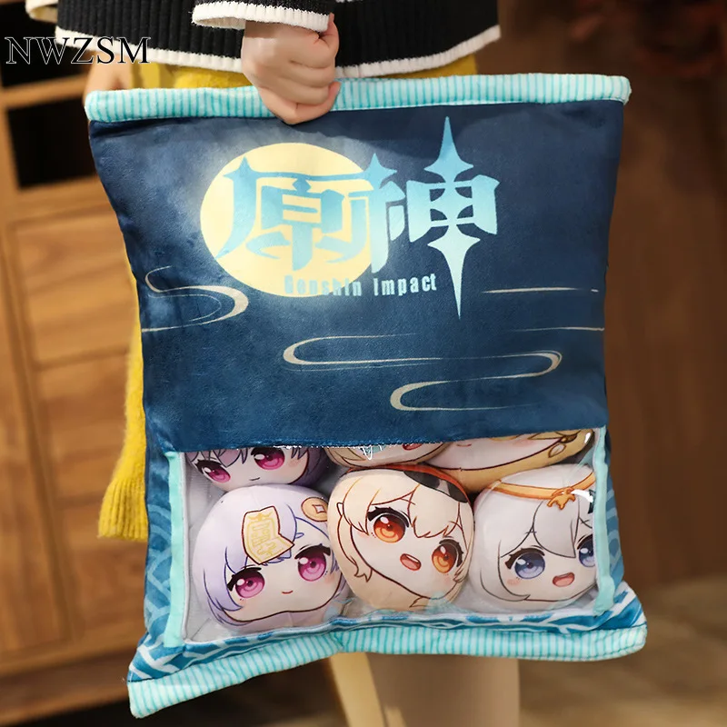 Новый Genshin Impact большая сумка Paimon Klee плюшевые игрушки вокруг подушки милый подарок на день рождения
Новый Genshin Impact большая сумка Paimon Klee плюшевые игрушки вокруг подушки милый подарок на день рождения