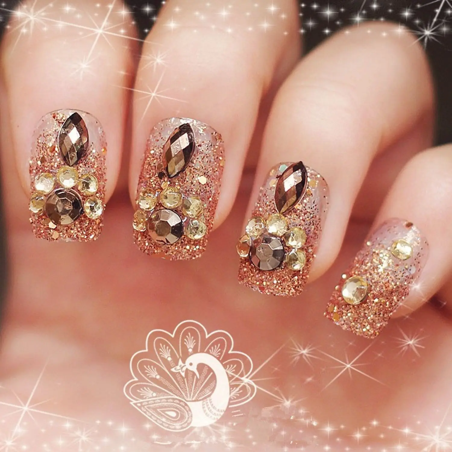 On Nails Manicure Tool Full Cover Detachable Glitter Square Head False Nails Rhinestone Fake Nails Nail Tips Wearable
On Nails Manicure Tool Full Cover Detachable Glitter Square Head False Nails Rhinestone Fake Nails Nail Tips Wearable
