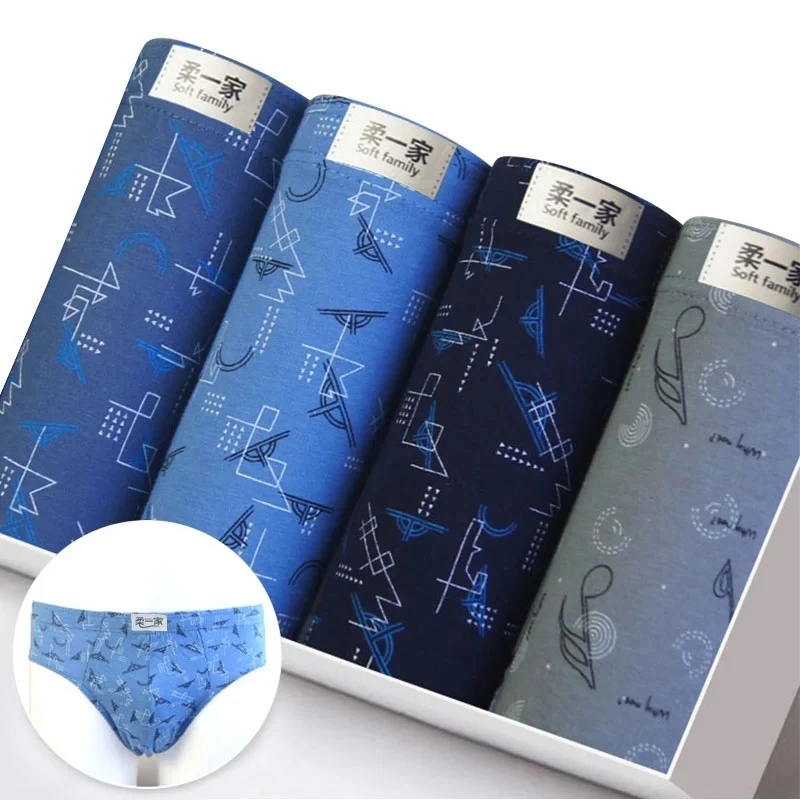 4pcs/lot Men Briefs Cotton Underwear Gay Underpants Underware Panties Plus Size M to 5XL
4pcs/lot Men Briefs Cotton Underwear Gay Underpants Underware Panties Plus Size M to 5XL