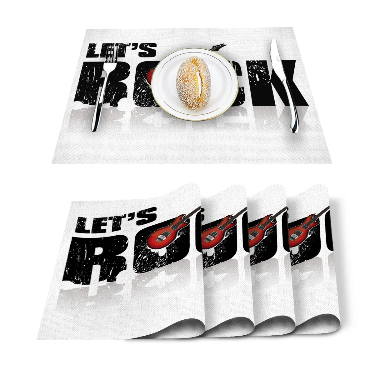 4/6 Pcs Placemat Rock Background Printed Table Mat For Tables Heat-insulation Cotton Linen Kitchen Dining Pads
4/6 Pcs Placemat Rock Background Printed Table Mat For Tables Heat-insulation Cotton Linen Kitchen Dining Pads