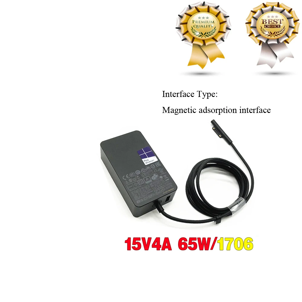 Laptop Ac Power Adapter For Microsoft surface book pro3 pro4 power adapter charger 65W fast charge 15V 4A 1706
Laptop Ac Power Adapter For Microsoft surface book pro3 pro4 power adapter charger 65W fast charge 15V 4A 1706