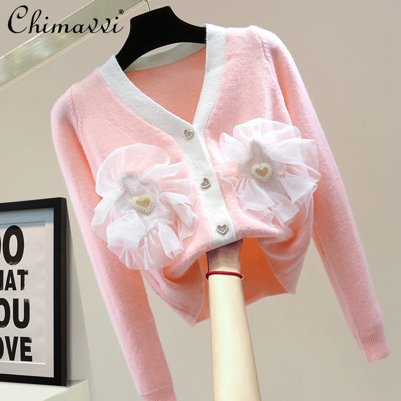 Женский кардиган с длинным рукавом, модный сетчатый кардиган с цветочным принтом в стиле пэчворк, универсальный свитер контрастных цветов ...
Женский кардиган с длинным рукавом, модный сетчатый кардиган с цветочным принтом в стиле пэчворк, универсальный свитер контрастных цветов ...