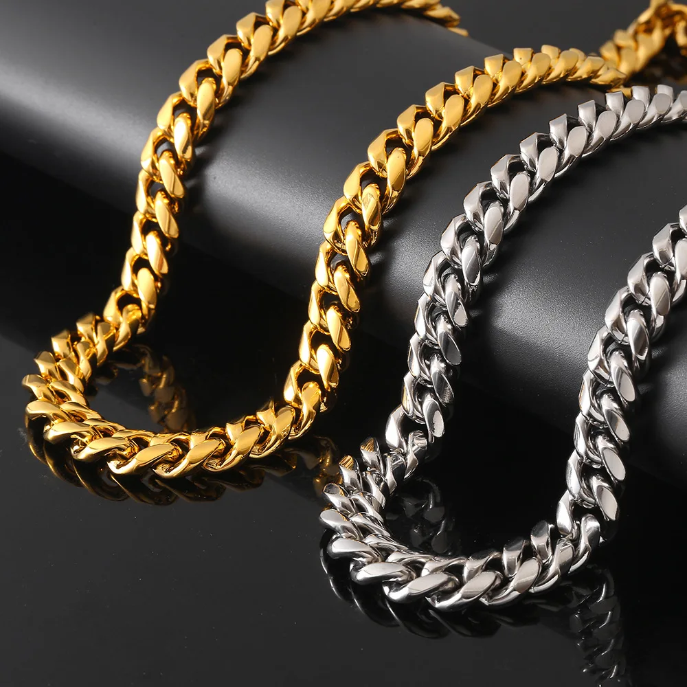 Men Hip hop Chain Necklace Stainless Steel High quality 10mm Width/18inch-30inch long Cuban Chains Necklaces Hiphop jewelry gift
Men Hip hop Chain Necklace Stainless Steel High quality 10mm Width/18inch-30inch long Cuban Chains Necklaces Hiphop jewelry gift