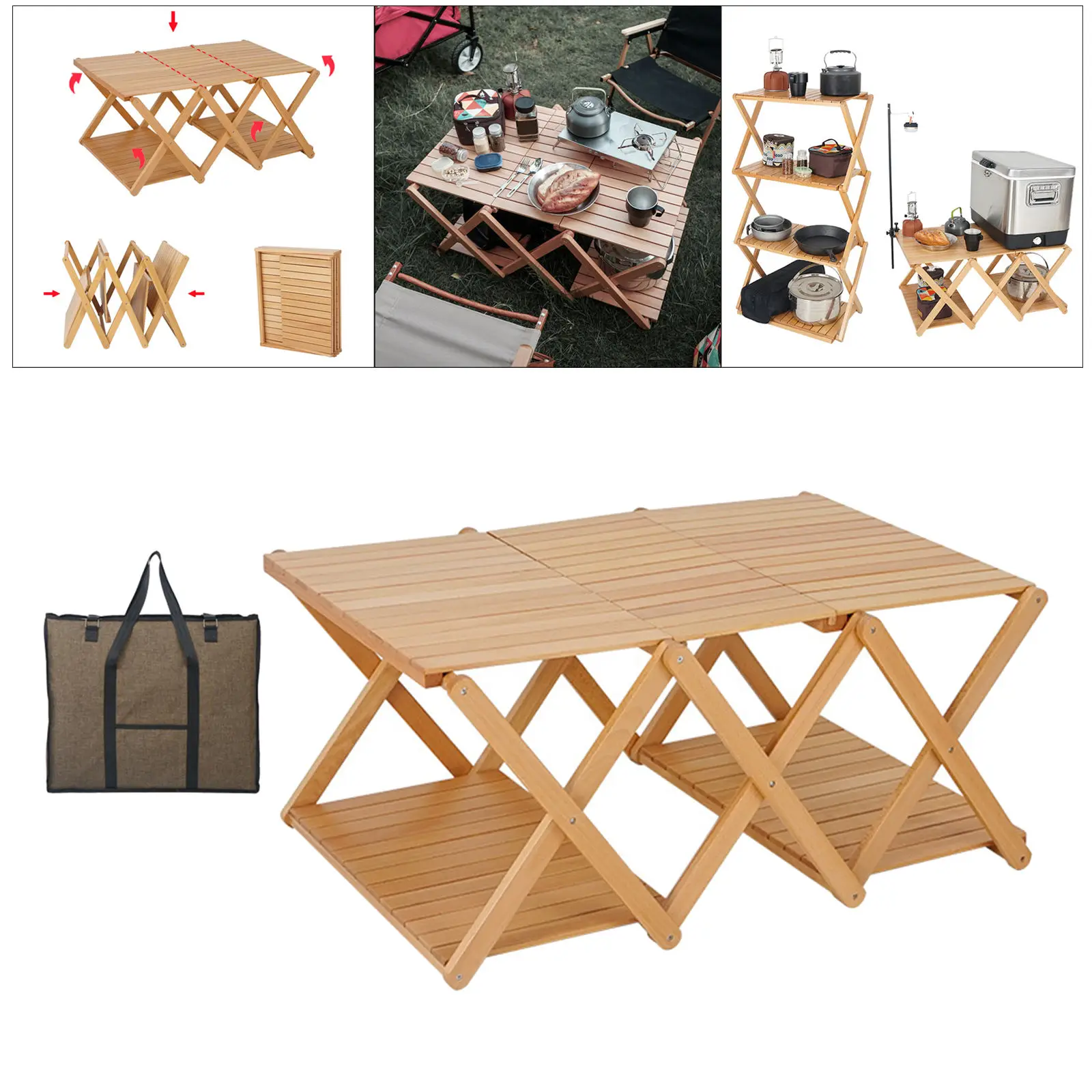 Folding Solid Wood Table Camping Portable Foldable Outdoor Picnic Table Cake Roll Wooden Home Furniture
Folding Solid Wood Table Camping Portable Foldable Outdoor Picnic Table Cake Roll Wooden Home Furniture