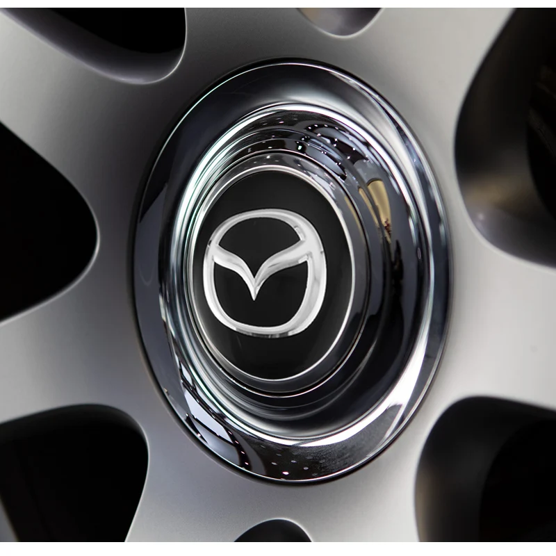 4 шт. металлические наклейки на ступицу колеса для Mazda 6 3 5 2 CX5 CX7 323 Demio Axela Atenza CX9 MX3 MX5