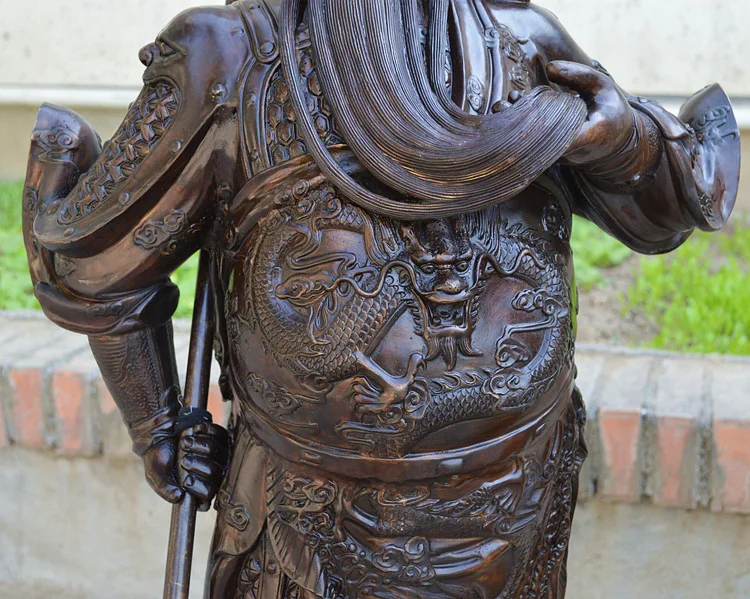 LAOJUNLU Pure Copper High 91Cm Guan Gong Bronze Statue Wu Cai Shenye Extra Large Statue, Guan Gong 91cm (yellow) 
LAOJUNLU Pure Copper High 91Cm Guan Gong Bronze Statue Wu Cai Shenye Extra Large Statue, Guan Gong 91cm (yellow)