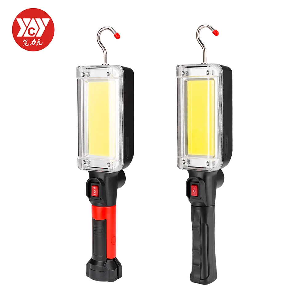 Portable COB LED Work Light Spotlight with Hook Magnetic USB Rechargeable Repair Torch Movable Working Light Flashlight
Portable COB LED Work Light Spotlight with Hook Magnetic USB Rechargeable Repair Torch Movable Working Light Flashlight