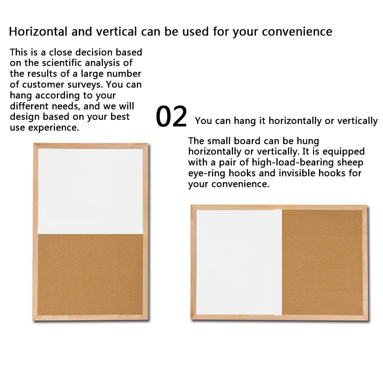 Message Cork Board Wood Frame Whiteboard Drawing Boards Combination Bulletin Magnetic Marker Board M17F
Message Cork Board Wood Frame Whiteboard Drawing Boards Combination Bulletin Magnetic Marker Board M17F