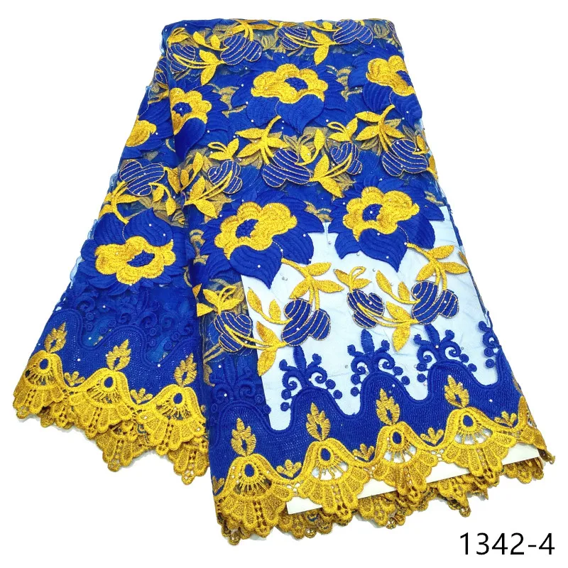 2021 Latest High Quality African Nigerian Tulle French Lace Fabric Embroidery Water Soluble Lace For Wedding Party Dress 1342 
2021 Latest High Quality African Nigerian Tulle French Lace Fabric Embroidery Water Soluble Lace For Wedding Party Dress 1342