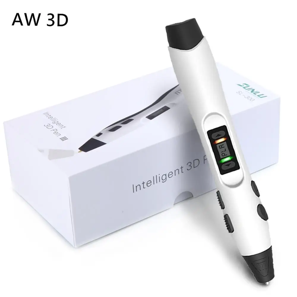 AW 3D SL-300 3D Printing Pen Support 1.75MM PLA/ABS filament LCD control temperature safe Best Christmas Gift for Kids.
AW 3D SL-300 3D Printing Pen Support 1.75MM PLA/ABS filament LCD control temperature safe Best Christmas Gift for Kids.