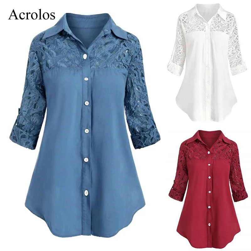 Women Tops Blouses 2020 Spring Elegant Long Sleeve Solid Hollow Out Blouse Female Work Wear Shirts Plus Size 5XL Lapel Blusa
Women Tops Blouses 2020 Spring Elegant Long Sleeve Solid Hollow Out Blouse Female Work Wear Shirts Plus Size 5XL Lapel Blusa