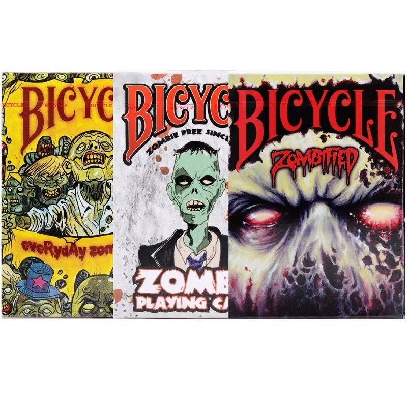 

1 Deck Bicycle Zombie Playing Cards Halloween Ghost Theme Poker USPCC Magic Card Games Magic Tricks Props for Magician