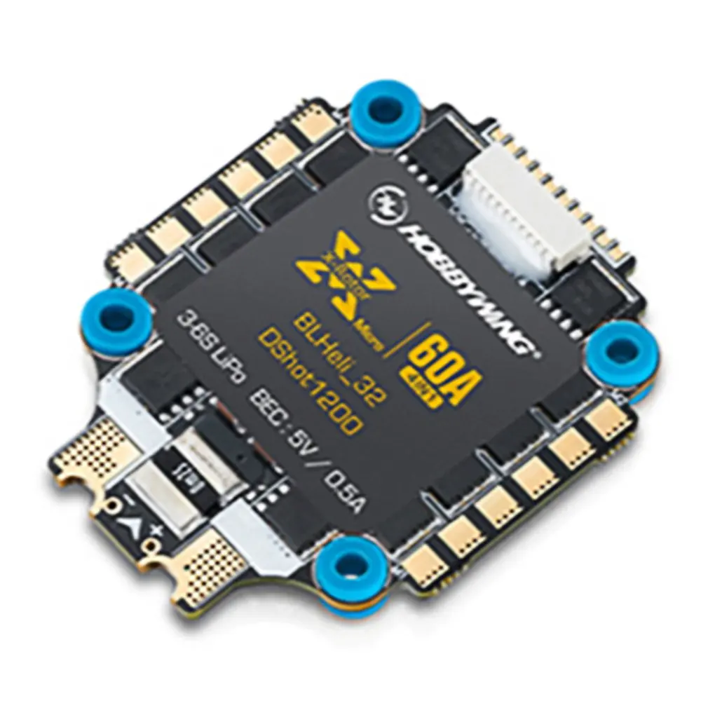 Hobbywing XRotor Flight Controller F7 With XRotor Micro 40A 60A 4in1 BLHeli-32 DShot1200 ESC For FPV Racing Quadcopter
Hobbywing XRotor Flight Controller F7 With XRotor Micro 40A 60A 4in1 BLHeli-32 DShot1200 ESC For FPV Racing Quadcopter