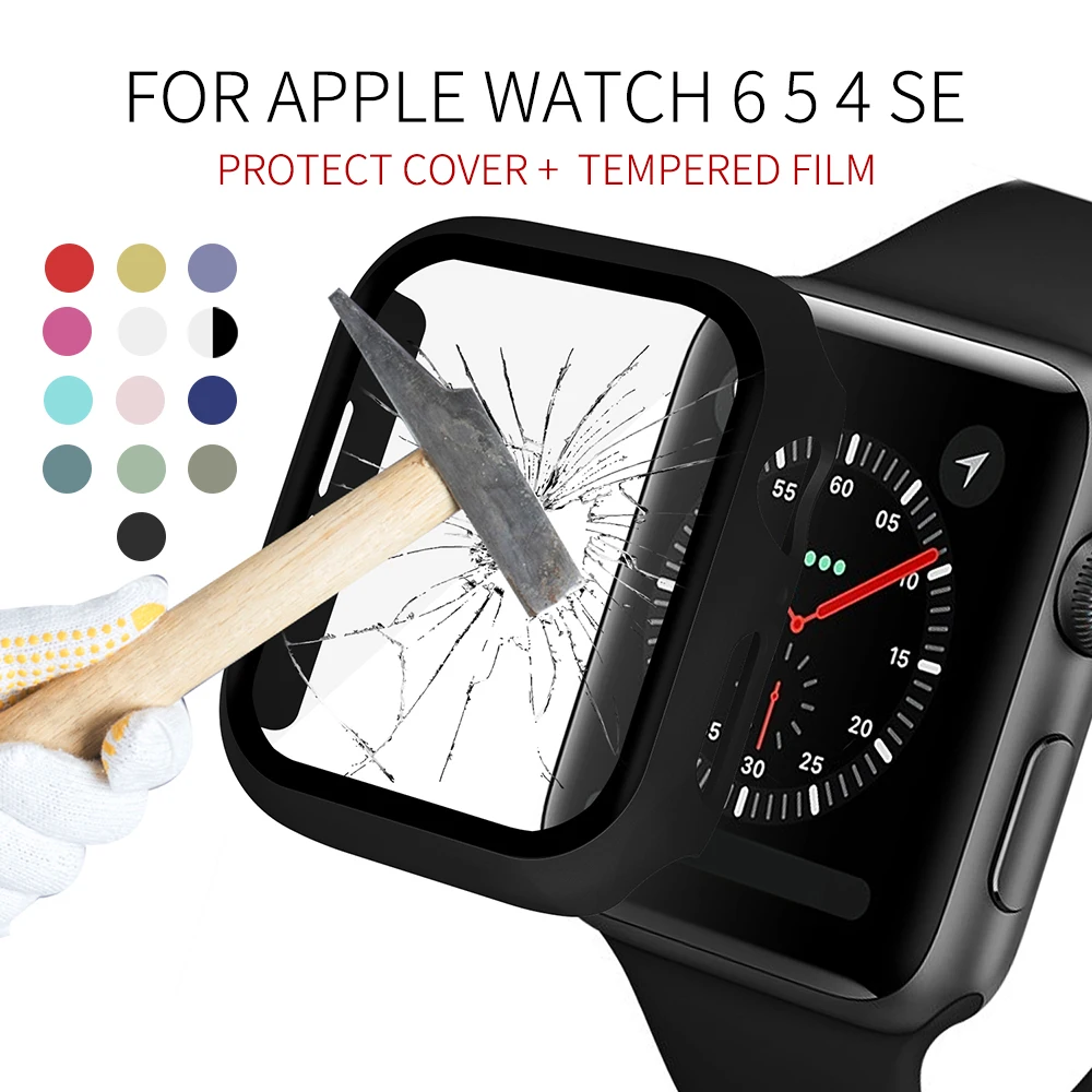 Защита экрана UEBN для Apple Watch Series 6, 40 мм, 44 мм, полное покрытие, бампер для iWatch 6, SE, 5, чехол 38 мм, 42 мм, противоударный чехол
Защита экрана UEBN для Apple Watch Series 6, 40 мм, 44 мм, полное покрытие, бампер для iWatch 6, SE, 5, чехол 38 мм, 42 мм, противоударный чехол