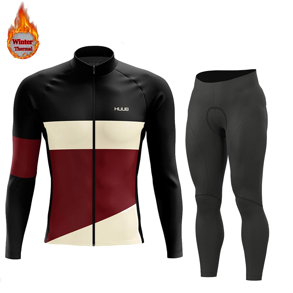 HUUB Men New 2022 Winter Cycling Clothing Ropa Ciclismo Hombre Long Sleeve Thermal Fleece Cycling Bib Pants Set Uniform 19D Pad
HUUB Men New 2022 Winter Cycling Clothing Ropa Ciclismo Hombre Long Sleeve Thermal Fleece Cycling Bib Pants Set Uniform 19D Pad