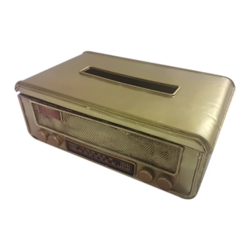 Retro Radio Shape Tissue Box Napkin Storage Box Container Tissue Holder Home Office Tissue Box,24.5X14.5X9cm
Retro Radio Shape Tissue Box Napkin Storage Box Container Tissue Holder Home Office Tissue Box,24.5X14.5X9cm