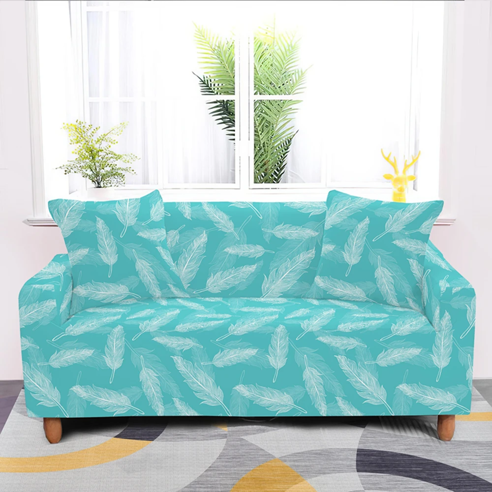 Stretch Sofa Cover Feather Pattern All-inclusive Slip-resistant Elastic Couch Covers Single/Two/Three/Four-seats Slipcovers
Stretch Sofa Cover Feather Pattern All-inclusive Slip-resistant Elastic Couch Covers Single/Two/Three/Four-seats Slipcovers