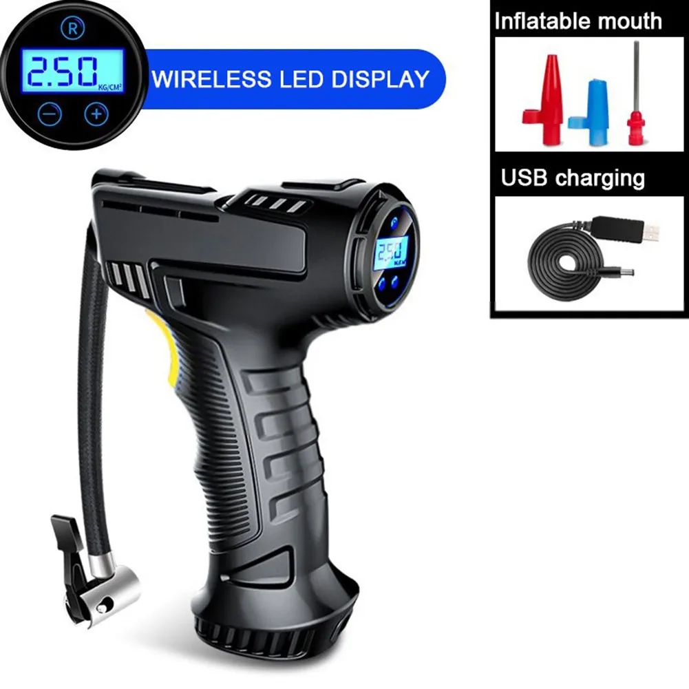 Portable Pumper Air Pump 120w Rechargeable 1pc SUVs 2000mah 3meter Wireless DC 12v Electric Component Handheld
Portable Pumper Air Pump 120w Rechargeable 1pc SUVs 2000mah 3meter Wireless DC 12v Electric Component Handheld