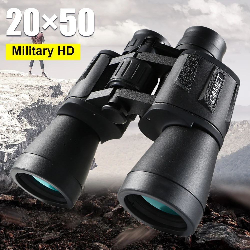 MUQZI 20x50 High Maginification Zoom BAK4 Binocular HD Military Powerful Optical Telescope Wide Angle for Outdoor Hunting
MUQZI 20x50 High Maginification Zoom BAK4 Binocular HD Military Powerful Optical Telescope Wide Angle for Outdoor Hunting