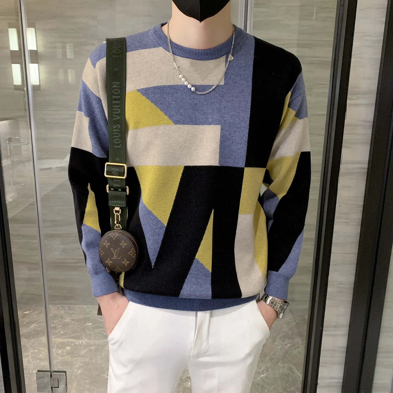 Abstract Printed O-Neck Collar Long Sleeves Sweater Men cotton acrylic sweaters Casual fashion young man winter pullover M-3XL
Abstract Printed O-Neck Collar Long Sleeves Sweater Men cotton acrylic sweaters Casual fashion young man winter pullover M-3XL