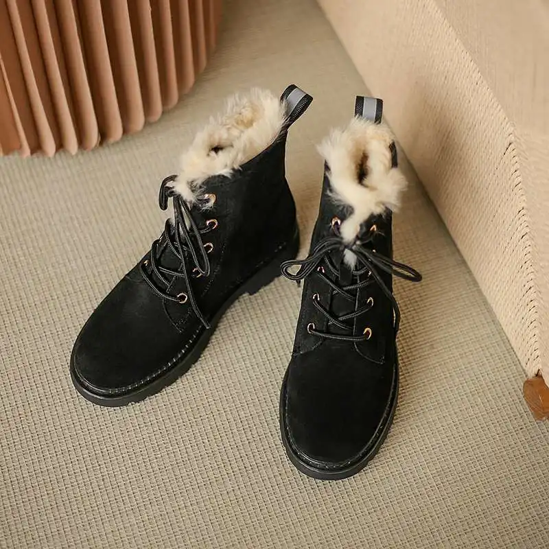 Krazing pot new arrival snow boots round toe med heel cross-tied comfortable winter keep warm young lady casual ankle boots L1f1
Krazing pot new arrival snow boots round toe med heel cross-tied comfortable winter keep warm young lady casual ankle boots L1f1