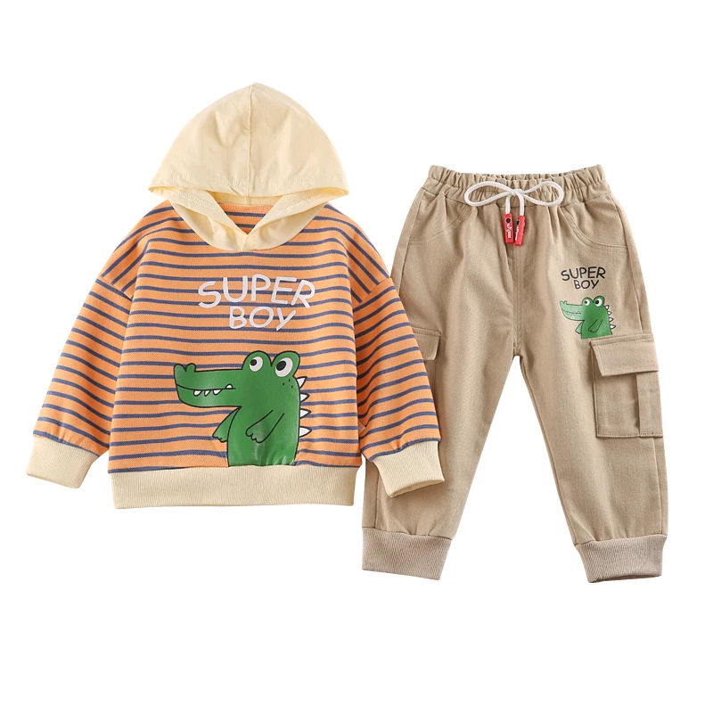 Детская одежда с мультяшным принтом для малышей, новинка, весенне-Осенняя детская одежда, худи для маленьких мальчиков и девочек, штаны, 2 шт.... 
Детская одежда с мультяшным принтом для малышей, новинка, весенне-Осенняя детская одежда, худи для маленьких мальчиков и девочек, штаны, 2 шт....
