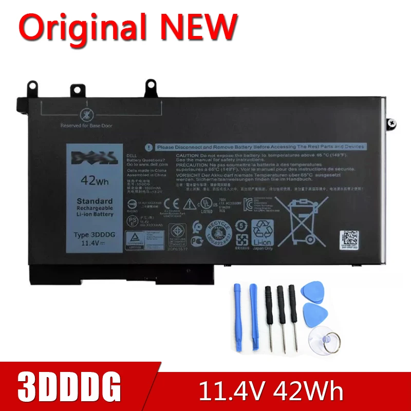 3DDDG NEW Original Laptop Battery For Dell Latitude 5280 5288 5480 5580 5490 5590 5491 5591 5495 5488 M3520 M3530 11.4V 42Wh NE
3DDDG NEW Original Laptop Battery For Dell Latitude 5280 5288 5480 5580 5490 5590 5491 5591 5495 5488 M3520 M3530 11.4V 42Wh NE