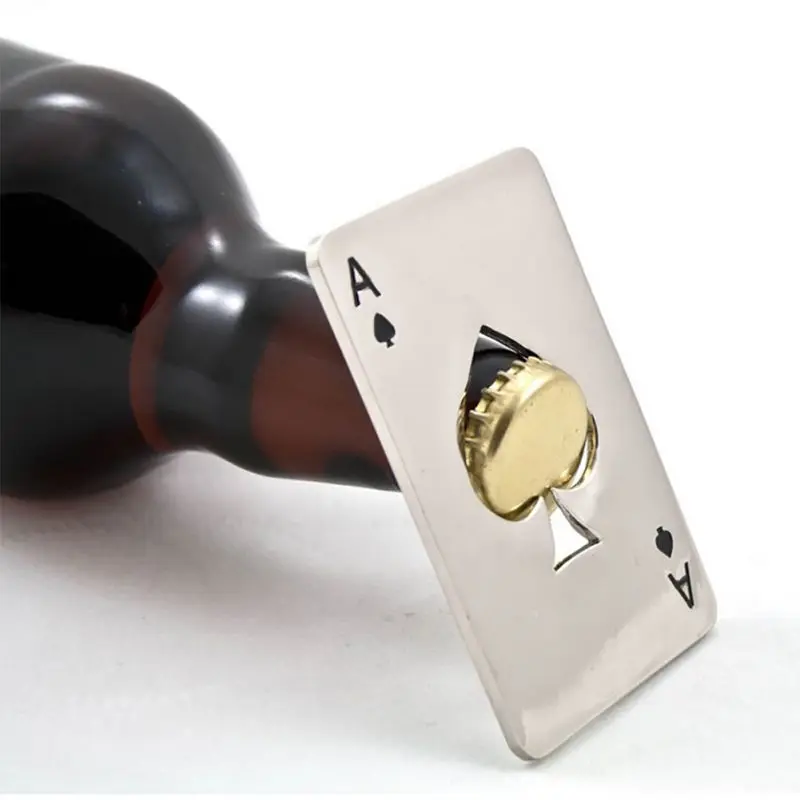 Kitchen Tools Openers Stainless Steel Credit Card Size Casino Poker Bottle Opener for Your Wallet
Kitchen Tools Openers Stainless Steel Credit Card Size Casino Poker Bottle Opener for Your Wallet