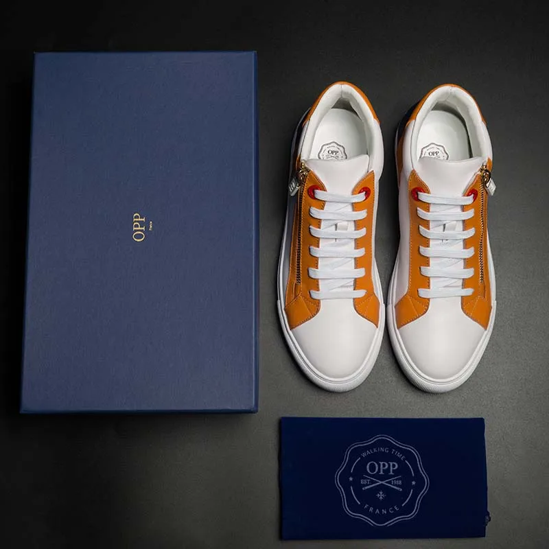 OPP Men's Shoes Zip Breathable Leather Mixed Color Shoes Hip-hop Casual Men's Skate Shoes Zipper Boots Shoes for Men
OPP Men's Shoes Zip Breathable Leather Mixed Color Shoes Hip-hop Casual Men's Skate Shoes Zipper Boots Shoes for Men