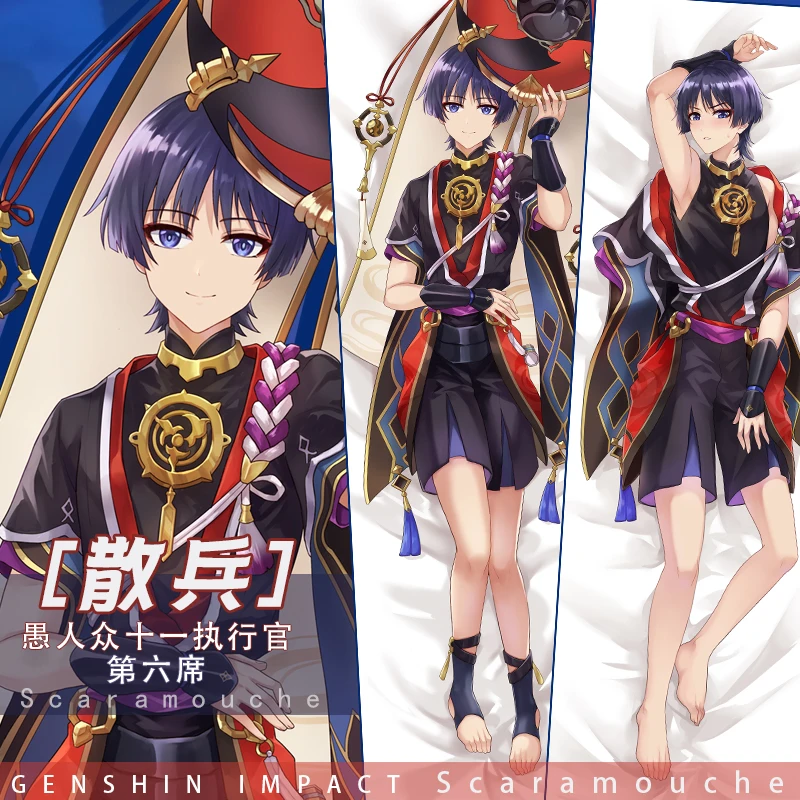 Game Genshin Impact Scaramouche Dakimakura Hugging Body Pillow Case Anime Peach Skin Fullbody Pillow Cover Drop Shipping
Game Genshin Impact Scaramouche Dakimakura Hugging Body Pillow Case Anime Peach Skin Fullbody Pillow Cover Drop Shipping