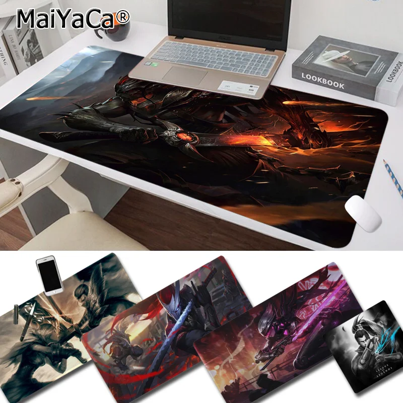 MaiYaCa New Printed Yasuo The Unforgiven League of Legends gamer play mats Mousepad Rubber PC Computer Gaming mousepad
MaiYaCa New Printed Yasuo The Unforgiven League of Legends gamer play mats Mousepad Rubber PC Computer Gaming mousepad