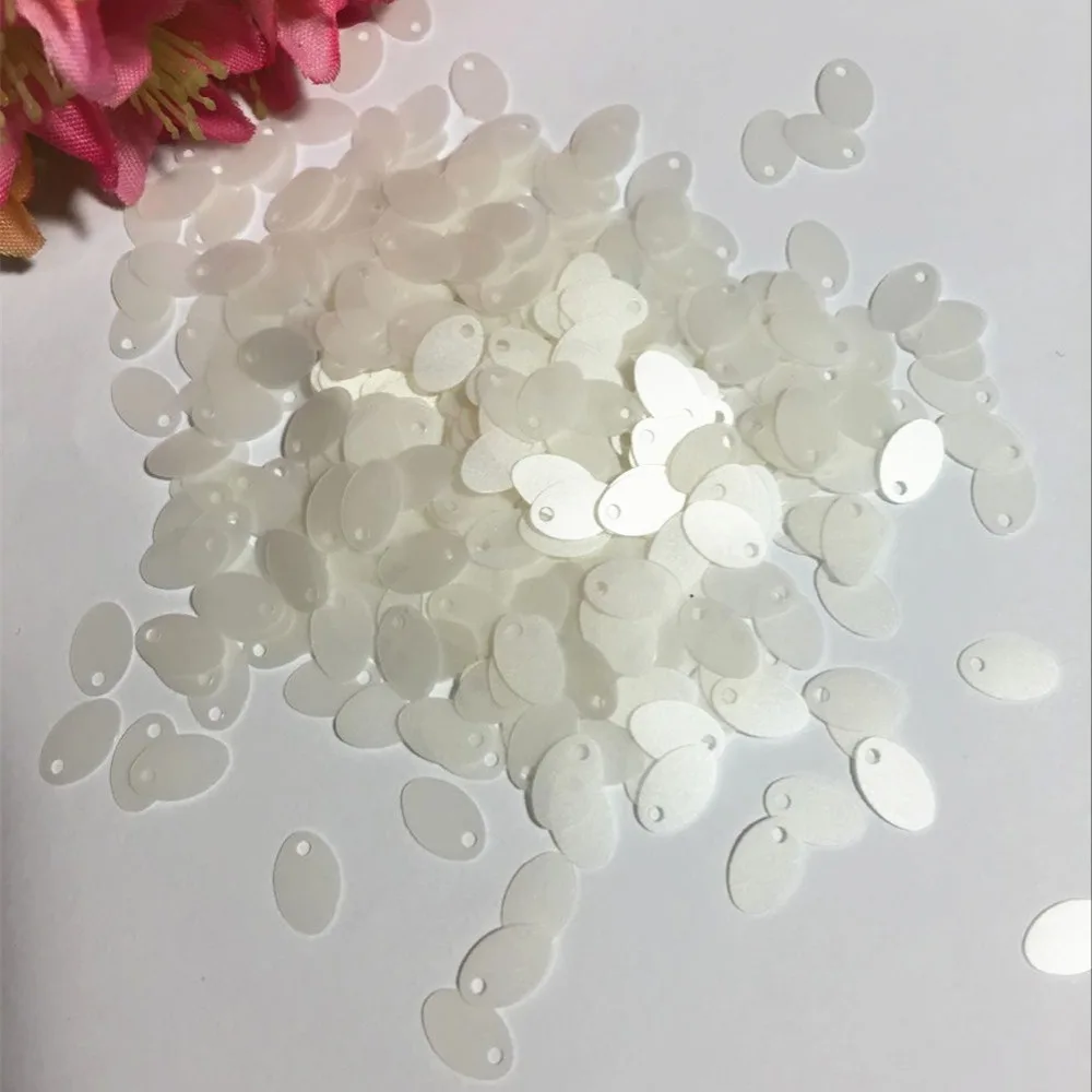 3000pcs/lot 5*8mm Small Oval Egg Shape Sequins PVC Flat With Side Hole Belly Dance Garment DIY Accessories Dull Matte White
3000pcs/lot 5*8mm Small Oval Egg Shape Sequins PVC Flat With Side Hole Belly Dance Garment DIY Accessories Dull Matte White
