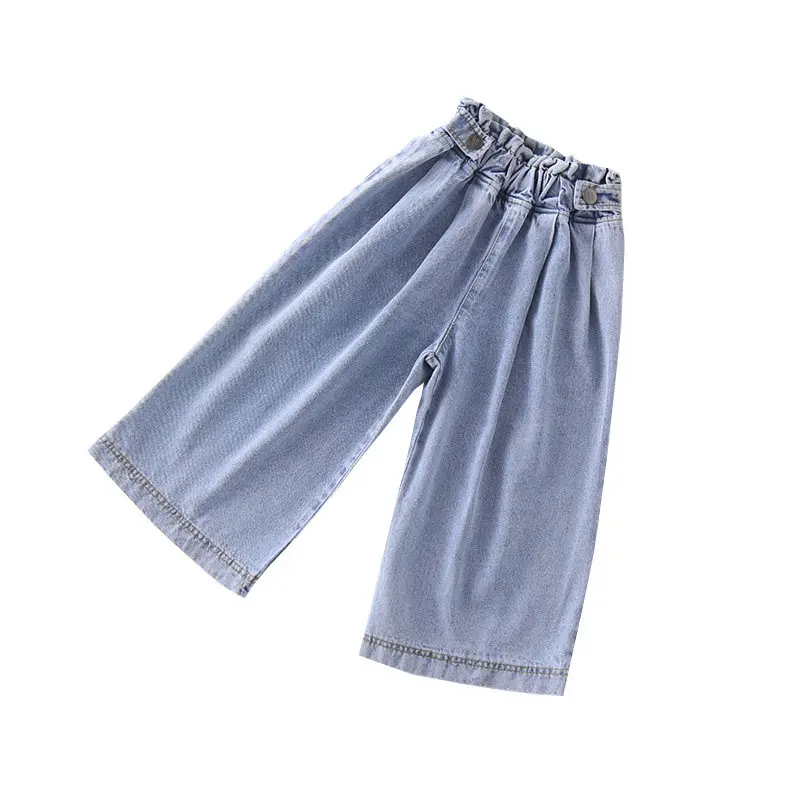 New Girls Cropped Wide Leg Denim Jeans Children Denim Jeans Kids Denim Pants Teenager Trousers Girl Spring Autumn Clothing 4-13T
New Girls Cropped Wide Leg Denim Jeans Children Denim Jeans Kids Denim Pants Teenager Trousers Girl Spring Autumn Clothing 4-13T