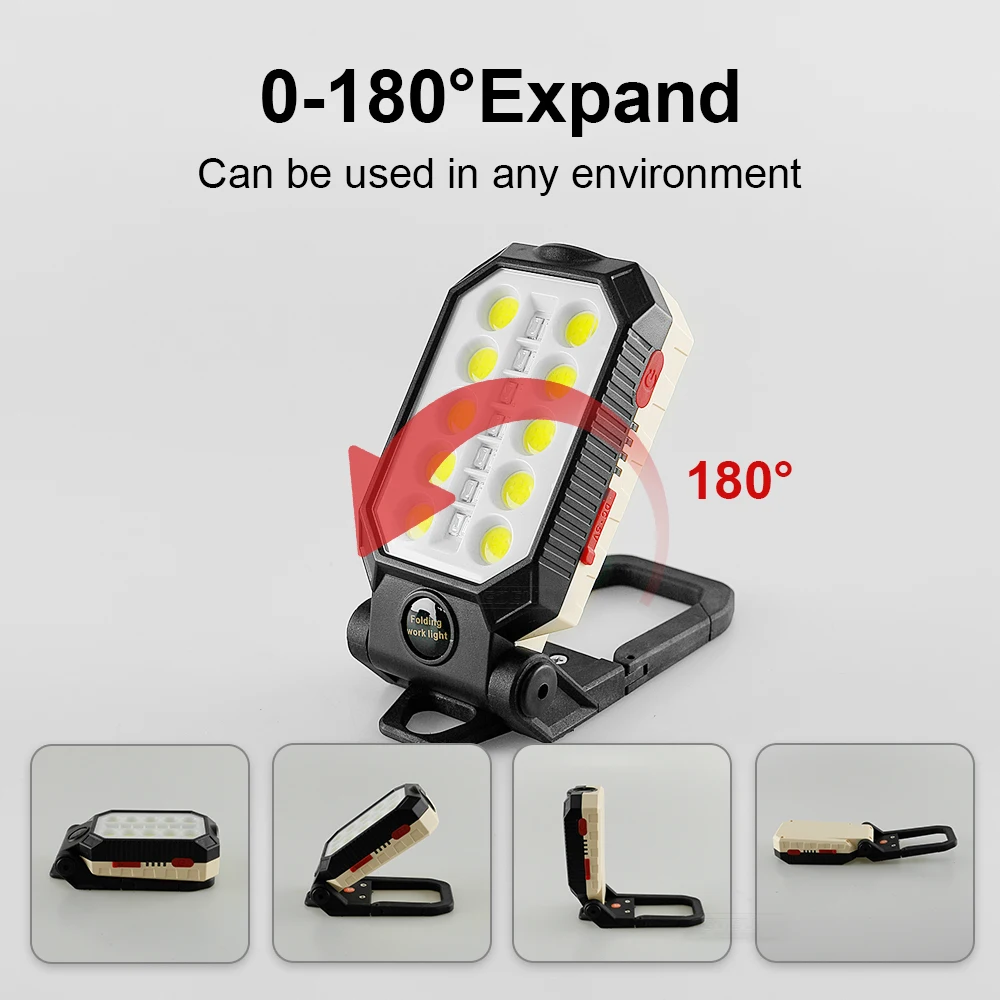 2021 New Powerful 10*COB Flashlight Multifunctional Work Light Rechargeable T6 Work Lamp Led Camping Adjustable Usb Hand Lantern
2021 New Powerful 10*COB Flashlight Multifunctional Work Light Rechargeable T6 Work Lamp Led Camping Adjustable Usb Hand Lantern