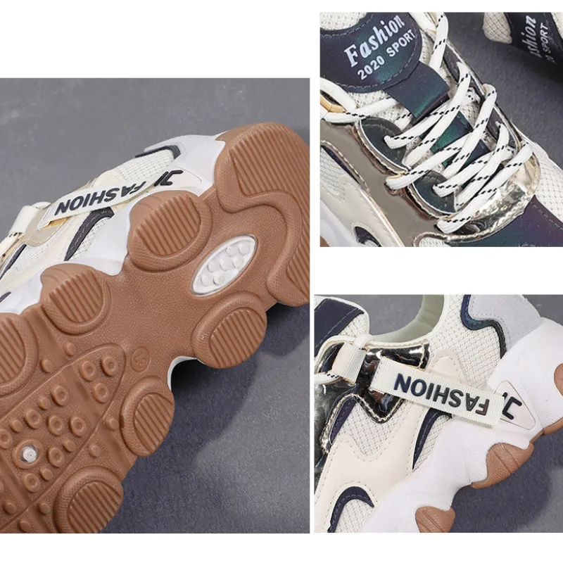 Platform Sneakers Women Chunky Fashion Vulcanized Shoes Female Breathable Mesh Basket Femme Wild Lace-up Sneakers for Women 2020
Platform Sneakers Women Chunky Fashion Vulcanized Shoes Female Breathable Mesh Basket Femme Wild Lace-up Sneakers for Women 2020