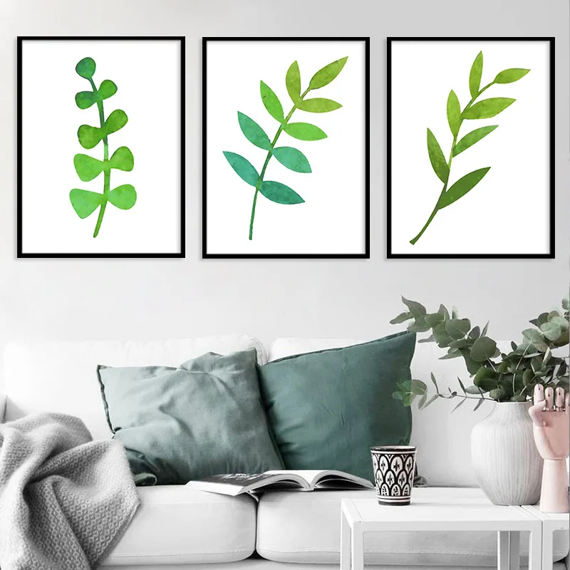 Green Plant Leaves Watercolor Canvas Painting Home Decor Living Room Decorative Hanging Painting Wall Art Posters and Prints
Green Plant Leaves Watercolor Canvas Painting Home Decor Living Room Decorative Hanging Painting Wall Art Posters and Prints