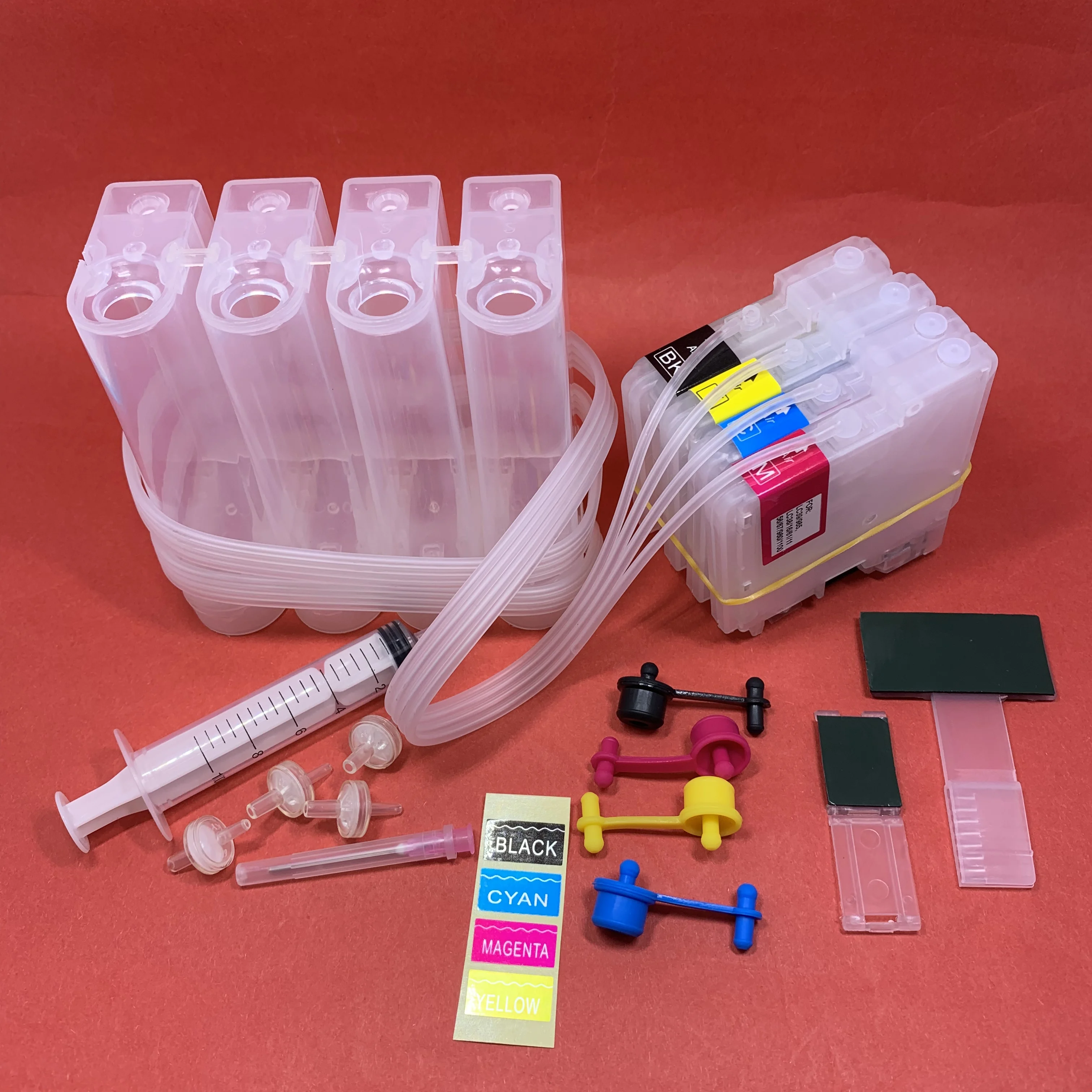 YOTAT CISS ink cartridge LC39 LC985 LC61 LC38 LC16 LC980 LC675 LC1100 for Brother DCP-145C DCP-165C DCP-185C DCP-385C MFC-290C
YOTAT CISS ink cartridge LC39 LC985 LC61 LC38 LC16 LC980 LC675 LC1100 for Brother DCP-145C DCP-165C DCP-185C DCP-385C MFC-290C