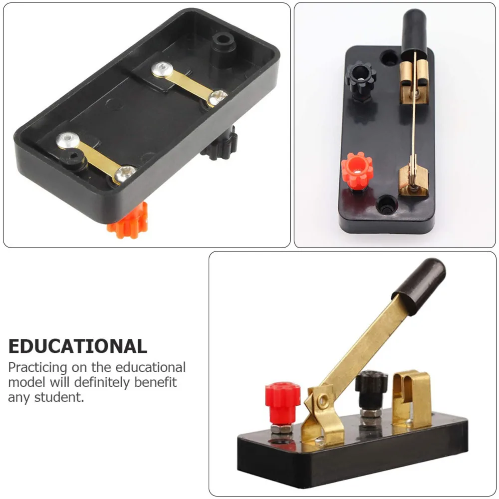 6pcs Educational Single Pole Knives Switch Physics Laboratory Equipment 
6pcs Educational Single Pole Knives Switch Physics Laboratory Equipment