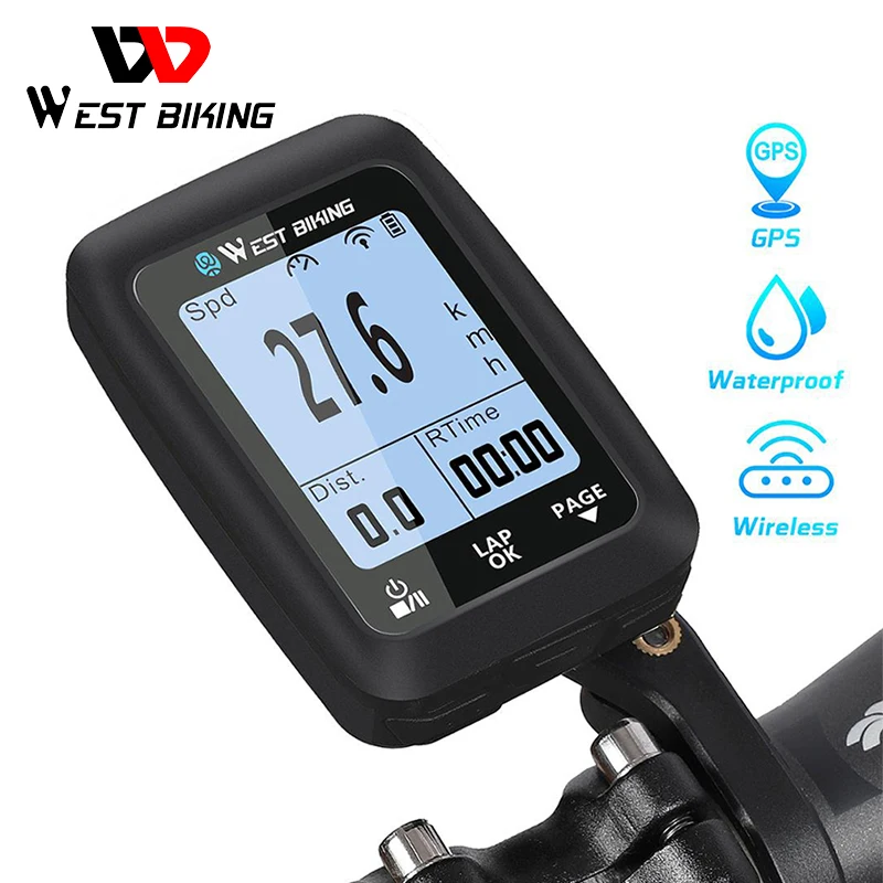 WEST BIKING GPS Bike Computer Wireless Speedometer Waterproof Road Bike MTB Bicycle Bluetooth ANT+ Backlight Cycling Computers
WEST BIKING GPS Bike Computer Wireless Speedometer Waterproof Road Bike MTB Bicycle Bluetooth ANT+ Backlight Cycling Computers